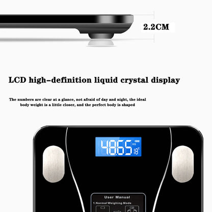 Body Fat Scale Smart Wireless Digital Bathroom Scale Bluetooth App