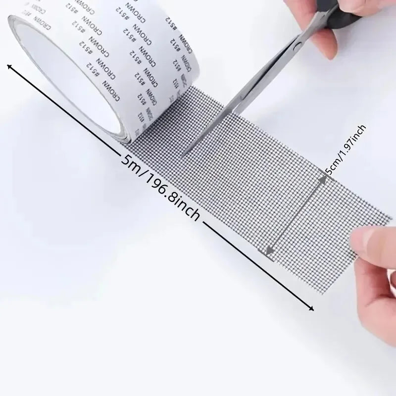 Window Screen Repair Tape Self Adhesive Mesh anti Insect