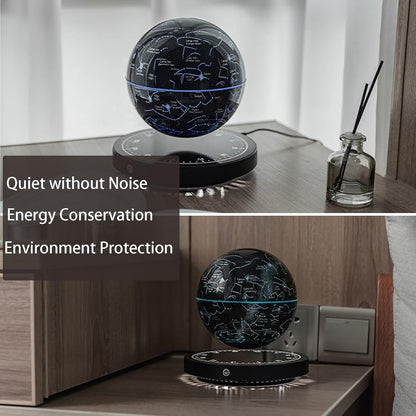 Experience the Magic of the Levitating Globe: A Stunning Magnetic Floating Night Light with LED Constellation Display - Perfect for Home, Office, or as a Unique Gift!