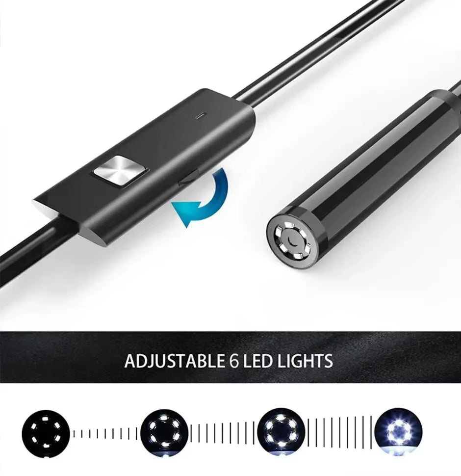 7.0MM TYPE-C Endoscope Camera IP67 Waterproof Inspection Borescope