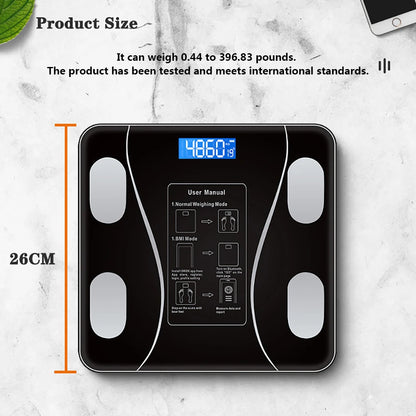 Body Fat Scale Smart Wireless Digital Bathroom Scale Bluetooth App