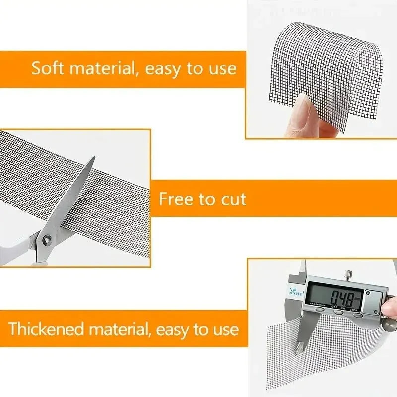 Window Screen Repair Tape Self Adhesive Mesh anti Insect